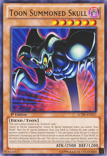 Toon Summoned Skull [LCJW-EN237] Rare – Media Reload