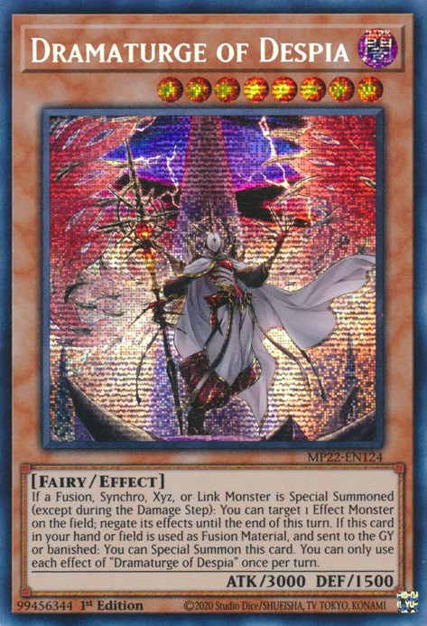 Dramaturge of Despia [MP22-EN124] Prismatic Secret Rare – Media Reload