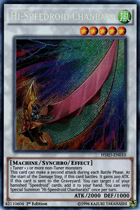 Hi-Speedroid Chanbara [HSRD-EN010] Secret Rare – Media Reload