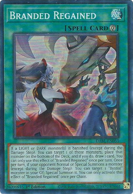 branded monsters Branded Regained [DABL-EN053] Super Rare – Media Reload