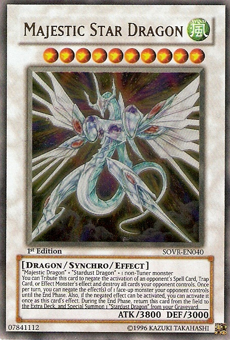 Majestic Star Dragon [SOVR-EN040] Ultra Rare – Media Reload