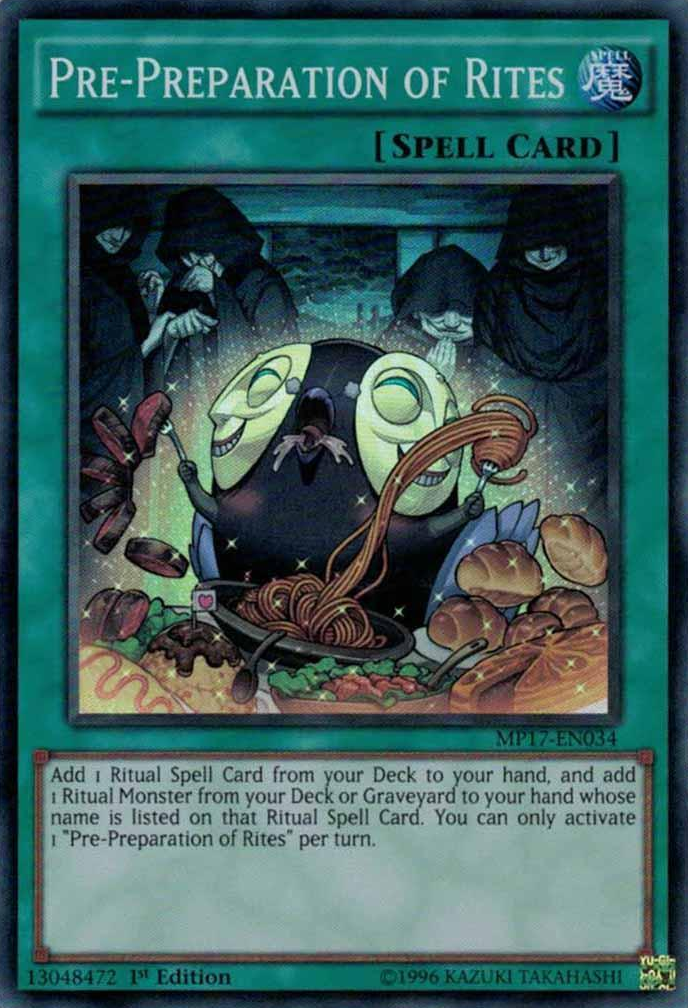 Pre-Preparation of Rites [MP17-EN034] Super Rare – Media Reload