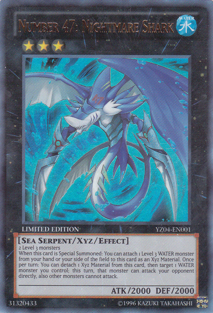 Number 47: Nightmare Shark [YZ04-EN001] Ultra Rare – Media Reload