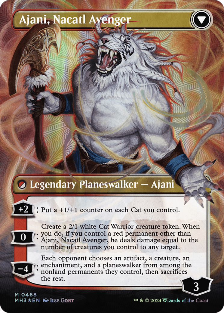 Ajani, Nacatl Pariah // Ajani, Nacatl Avenger (Borderless