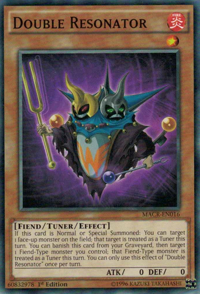 yugioh cards that double attack Double Resonator [MACR-EN016] Common – Media Reload