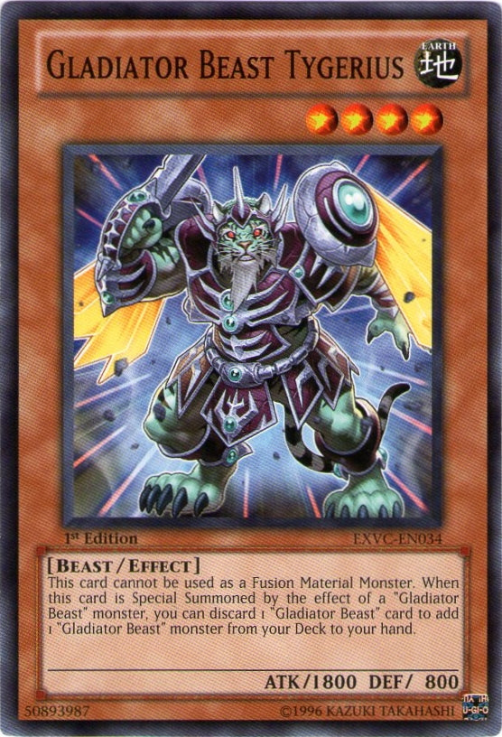 Gladiator Beast Tygerius [EXVC-EN034] Common  Media Reload