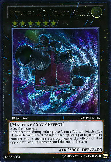 Number 25: Force Focus [GAOV-EN045] Ultimate Rare – Media Reload