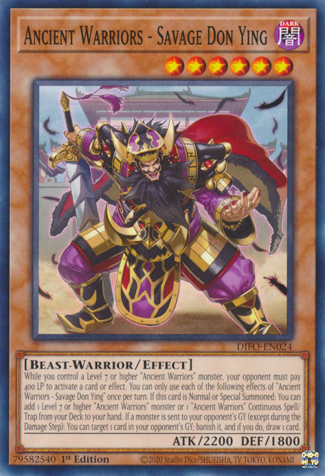 yugioh warrior trap cards Ancient Warriors