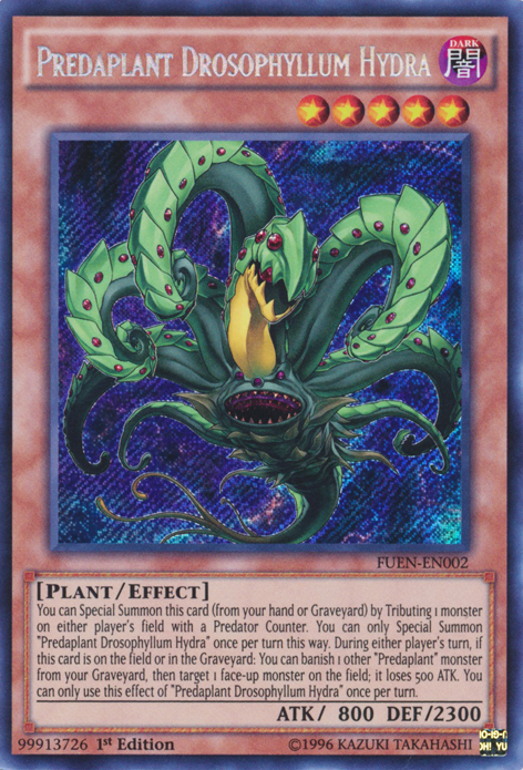 Predaplant Drosophyllum Hydra [FUEN-EN002] Secret Rare – Media Reload
