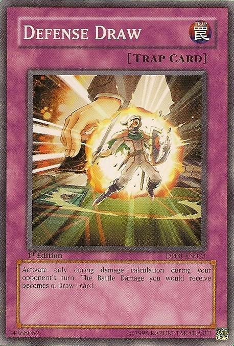 yugioh draw trap cards Defense Draw [DP08-EN023] Common – Media Reload