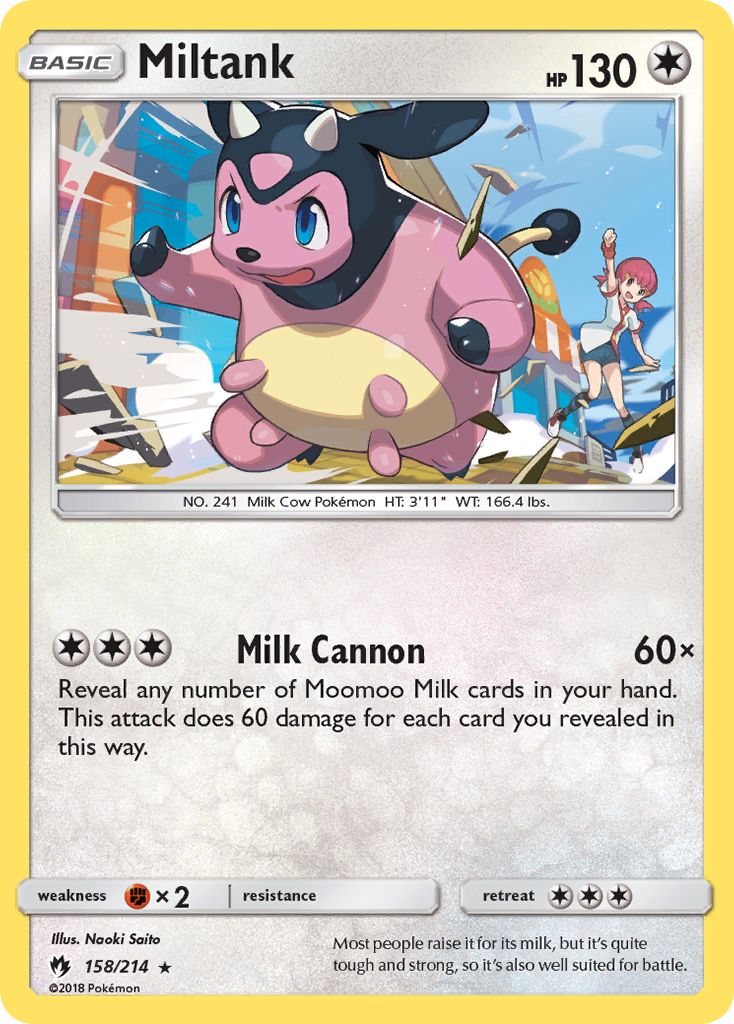 Miltank (158/214) [Sun & Moon: Lost Thunder] – Media Reload