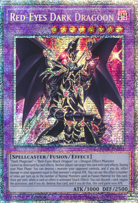 Red-Eyes Dark Dragoon [BROL-EN094] Starlight Rare  Media Reload