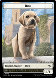 Detective // Dog Double-Sided Token [Murders at Karlov Manor Tokens]
