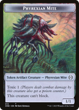 Phyrexian Mite (012) // Cat Double-Sided Token [Phyrexia: All Will Be One Tokens]