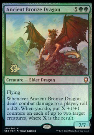 Ancient Bronze Dragon [Commander Legends: Battle for Baldur's Gate Pre Media Reload Ancient Bronze Dragon [Commander Legends: Battle for Baldur's Gate Pre Media Reload