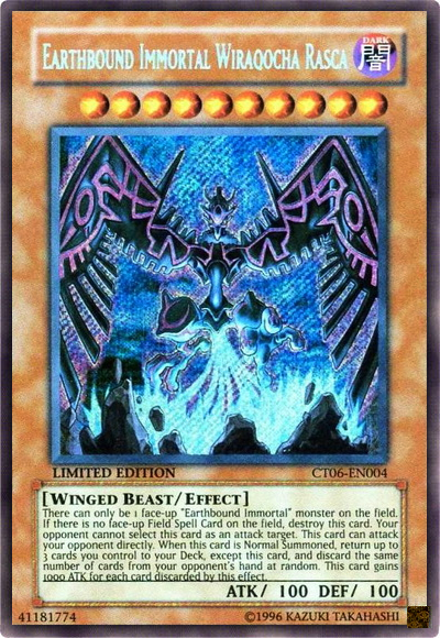 Earthbound Immortal Wiraqocha Rasca [CT06-EN004] Secret Rare – Media Reload