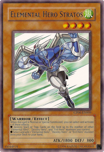 Elemental Hero Stratos [CP06-EN009] Rare – Media Reload