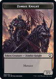 Zombie Knight // Knight Double-Sided Token [Dominaria United Commander Tokens]