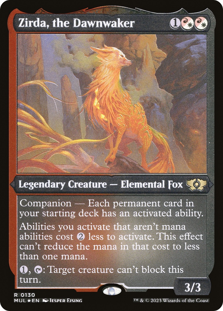 mtg multiverse legends cards Magic The Gathering - or Beast gets +1/+1 and has vigilance. Zirda, the Dawnwaker (Foil Etched)
