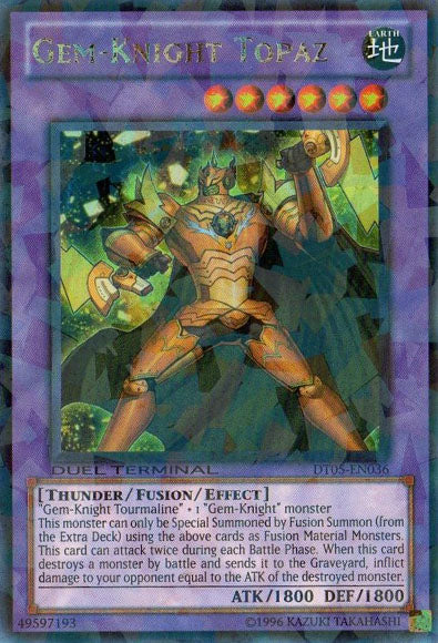 Gem-Knight Topaz [DT05-EN036] Ultra Rare – Media Reload