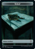 Scrap // Phyrexian Myr Double-Sided Token [The Brothers' War Commander Tokens]
