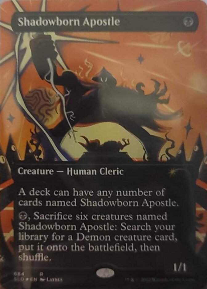 Shadowborn Apostle (Borderless) (684) [Secret Lair Drop