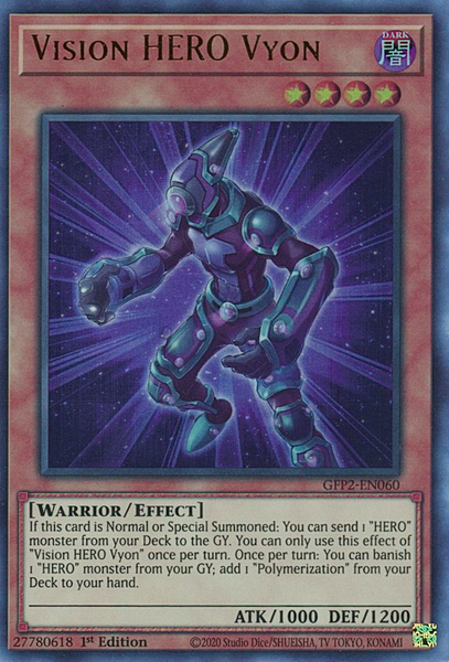 yugioh vision hero cards Amazon.com: Yu-Gi-Oh! - Vision Hero Trinity (GENF-EN091) - Generation Force  - 1st Edition
