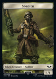 Soldier (004) // Arco-Flagellant Double-Sided Token (Surge Foil) [Warhammer 40,000 Tokens]