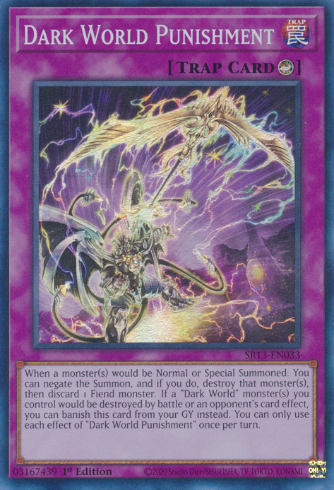 yugioh anti banish cards Dark World Punishment [SR13-EN033] Super Rare – Media Reload