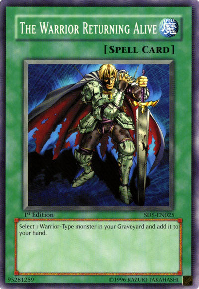 The Warrior Returning Alive [SD5-EN025] Common – Media Reload