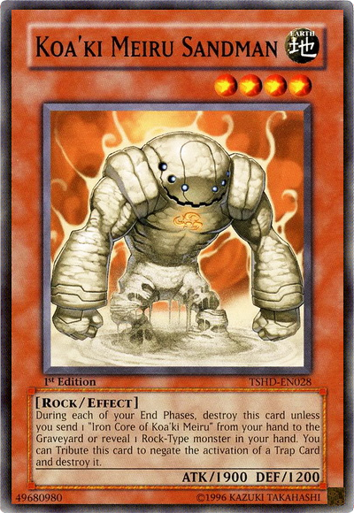 yugioh koa ki meiru cards Koa'ki Meiru Sandman [TSHD-EN028] Common – Media Reload