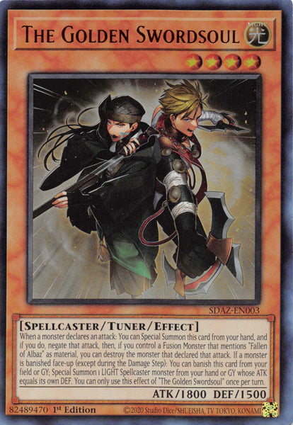 yugioh swordsoul cards The Golden Swordsoul [SDAZ-EN003] Ultra Rare – Media Reload