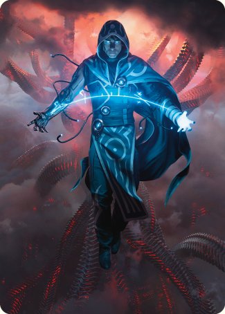 Jace, the Perfected Mind Art Card [Phyrexia: All Will Be One Art Serie –  Media Reload