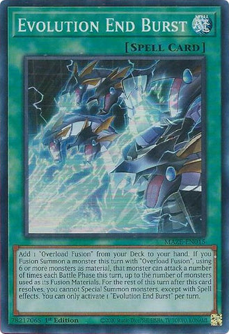 Evolution End Burst [MAZE-EN015] Super Rare