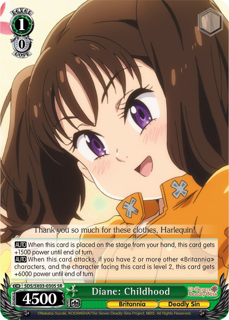 Diane: Childhood (SDS/SX03-030S SR) [The Seven Deadly Sins