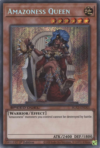 Amazoness Queen [SGX3-END01] Secret Rare