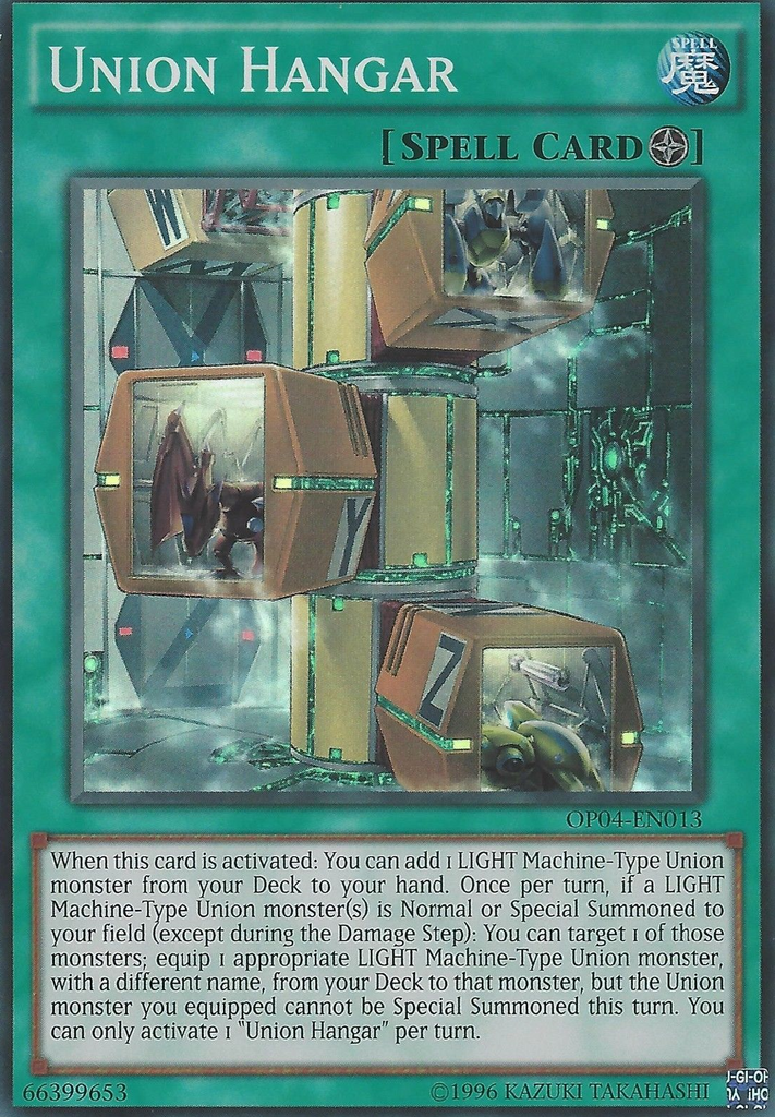 Union Hangar [OP04-EN013] Super Rare  Media Reload