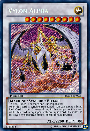 Vylon Alpha [HA06-EN022] Secret Rare – Media Reload