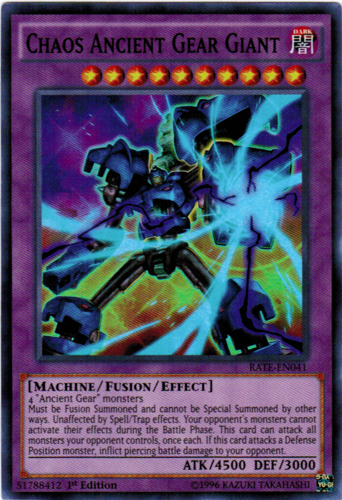 Chaos Ancient Gear Giant [RATE-EN041] Super Rare – Media Reload