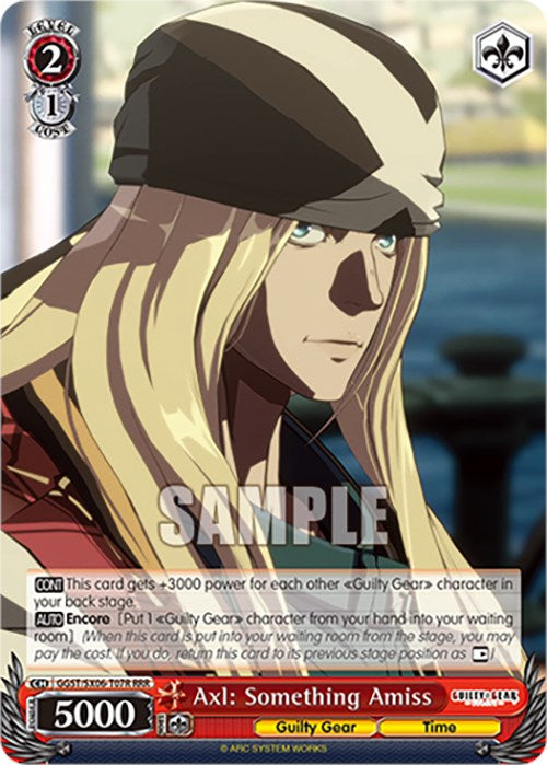 Axl: Something Amiss (GGST/SX06-T07R RRR) [Guilty Gear -Strive-] – Media Reload