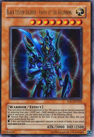 black luster soldier rare card Black Luster Soldier