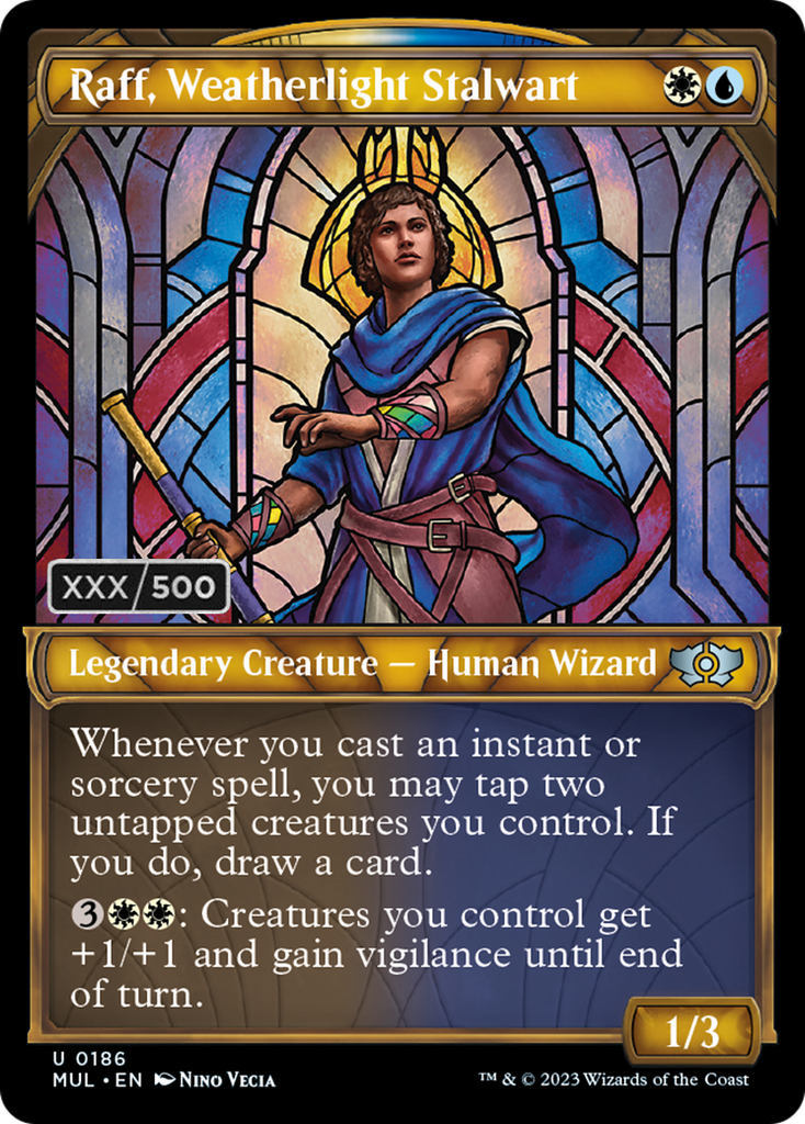 Raff, Weatherlight Stalwart (Serialized) [Multiverse Legends]  Media Reload