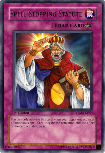 yugioh set spell cards Spell-Stopping Statute [TLM-EN058] Rare