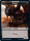 Demon // Demon Double-Sided Token [Starter Commander Decks]