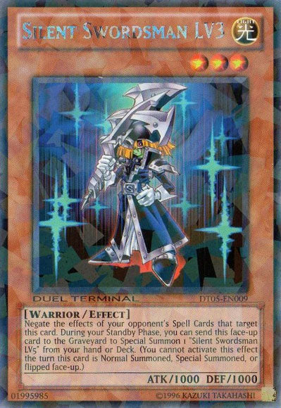 silent swordsman deck yugioh YU-GI-OH! - LV5 (YGLD-ENC07) - Yugi's Legendary Decks - 1st Edition When your opponent activates a card or effect that targets Shining Sarcophagus Silent Swordsman | Card Details