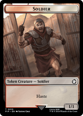 Junk // Soldier (0010) Double-Sided Token [Fallout Tokens] – Media Reload