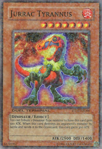 Jurrac Tyrannus [DT02-EN068] Super Rare – Media Reload