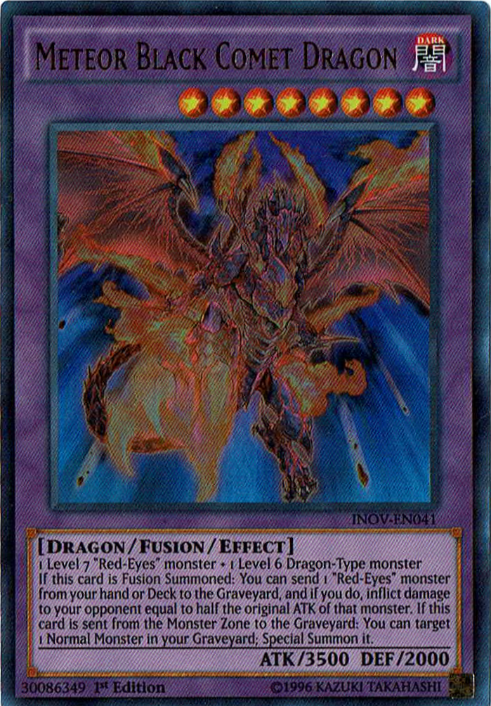Meteor Black Comet Dragon [INOV-EN041] Ultra Rare – Media Reload
