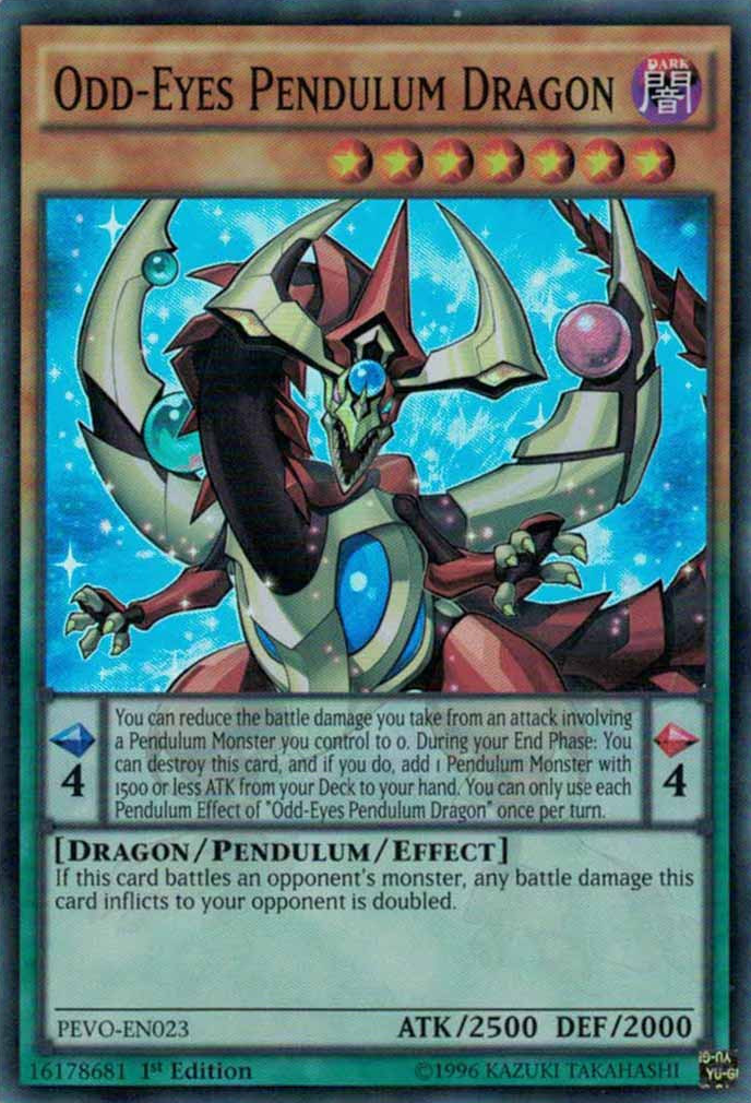 Odd-Eyes Pendulum Dragon [PEVO-EN023] Super Rare – Media Reload