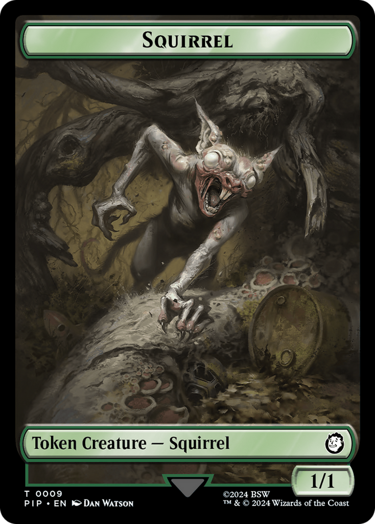 Radiation // Squirrel Double-Sided Token [Fallout Tokens] – Media Reload